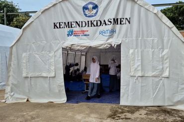 BNPB targetkan 54 sekolah tenda pulih dalam 2-3 minggu