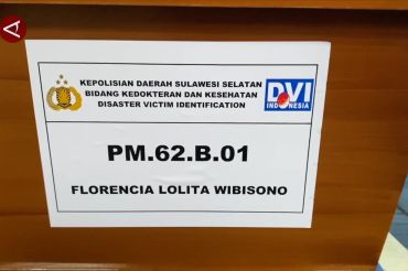 DVI Identifikasi pramugari Florencia, korban kedua ATR 42-500