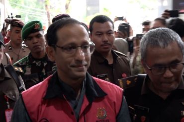 Nadiem Makarim hadiri sidang dakwaan usai dua kali absen