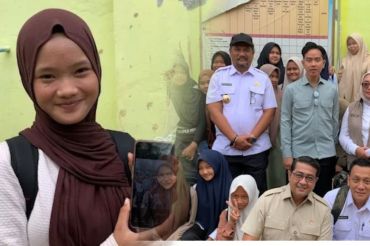 Jumpa Wapres, murid SMPN 1 Karang Baru sampaikan harapan pemulihan