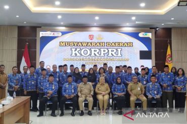 Bupati Kobar berharap Korpri bantu peningkatan kompetensi ASN