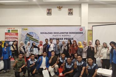 Asmo Sulsel edukasi karyawan Prodia Makassar pentingnya fokus berkendara