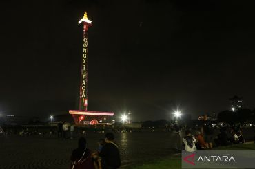 Monas hadirkan video mapping sambut tahun baru Imlek
