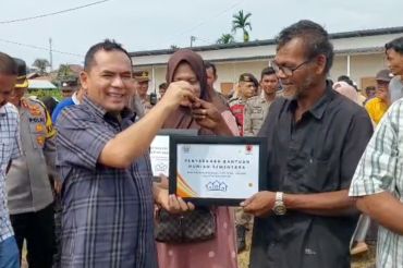 67 KK penyintas banjir di Lhokseumawe jalani Ramadhan di Huntara