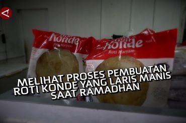 Melihat proses pembuatan roti konde yang laris manis saat Ramadhan