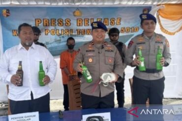Polisi ringkus pengeboman ikan di Buton Tengah