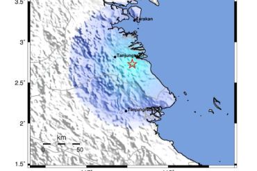 Gempabumi Tektonik Magnitudo 3,8 Dirasakan di Bulungan