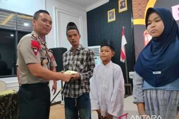 Polres Agam gelar buka bersama-santuni anak yatim