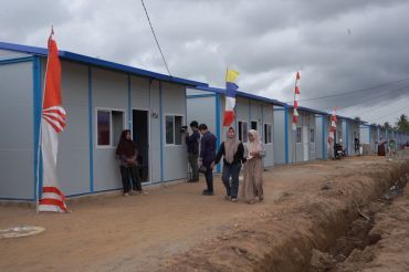 104 huntap Aceh Utara ditempati warga, target 1000 unit tahap pertama