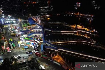 Arus mudik Lebaran di Pelabuhan Ketapang