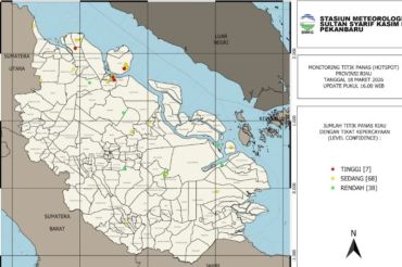 Jelang lebaran, 113 titik panas masih ada di Provinsi Riau