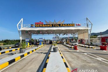 Volume kendaraan yang melintasi Jalan Tol Trans Sumatera melandai