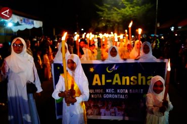 Masyarakat Gorontalo gelar pawai obor, ajang pererat silaturahmi