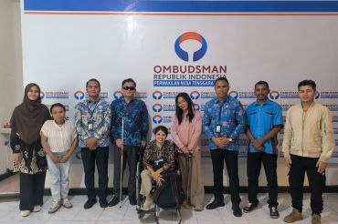 Ombudsman dan HWDI NTT mendorong pelayanan faskes ramah disabilitas