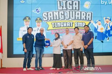 2.800 Pelajar SMP se-Kabupaten Dharmasraya Adu Prestasi di Liga Sang Juara Telkomsel