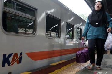 Jumlah penumpang kereta api di Lampung naik