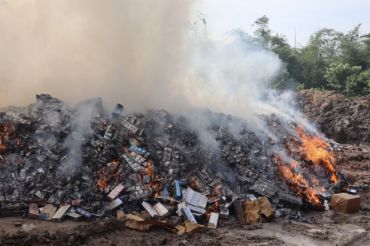 DJBC Sumbagbar amankan 17,63 juta batang rokok ilegal hingga Maret 2026