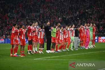Bayern Muenchen lolos ke semifinal Liga Champions usai tekuk Real Madrid 4-3