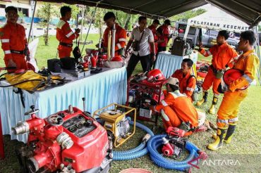 Apel kesiapsiagaan kebakaran hutan di Kalimantan Tengah