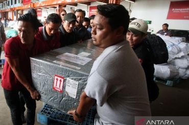 Jenazah korban helikopter jatuh di Kalbar tiba di Bandara Soekarno Hatta