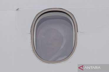 Pemberangkatan jamaah calon haji kloter pertama embarkasi Palembang