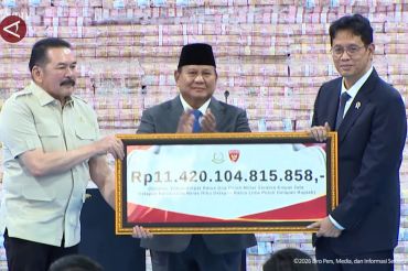 Kejagung selamatkan Rp31,3 triliun, Prabowo: Untuk ribuan sekolah