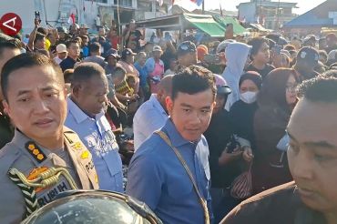 Wapres tinjau&nbsp;aktivitas ekonomi masyarakat di Pasar Ikan Sorong