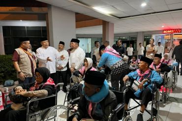 Seluruh kloter tuntas, 4.662 jamaah calon haji asal Riau telah berangkat ke tanah suci