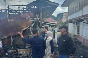 Pusri Palembang salurkan bantuan kebutuhan pokok korban kebakaran Kelurahan 1 Ilir