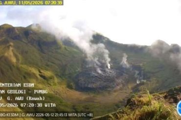 ESDM: Gempa vulkanik dangkal Gunung Awu naik 21 kejadian/hari