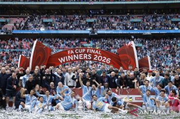Manchester City rebut gelar juara Piala FA setelah menang 1-0 atas Chelsea