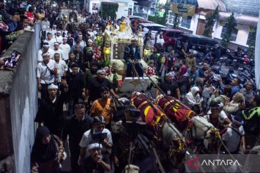 Kirab Panji Mahkota Binokasih jadi puncak perayaan Milangkala Tatar Sunda ke-1357