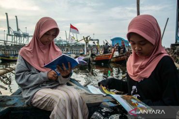 Ruang belajar Taman Anak Pesisir di Jakarta