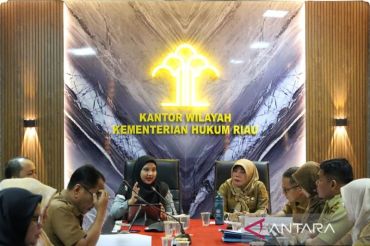 Kanwil Kemenkum Riau Harmonisasikan Tujuh Ranperbup Kampar untuk Perkuat Tata Kelola Daerah