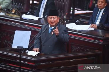 Pidato di Rapat Paripurna DPR, Presiden Prabowo sampaikan kerangka ekonomi makro dan pokok-pokok kebijakan fiskal