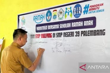 Pemkot Palembang jalankan program edukasi siswa cegah perundungan