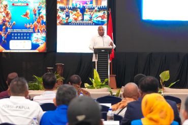 Matius Fakhiri terpilih sebagai Ketua Umum KONI Papua 2026-2030