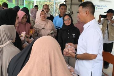 Rycko gelar pasar murah di Desa Sumber Jaya Lamsel