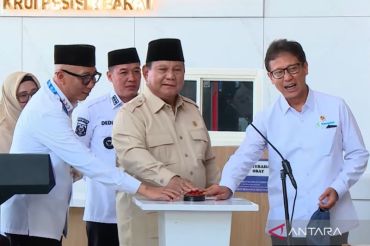Prabowo resmikan RSUD KH Muhammad Thohir