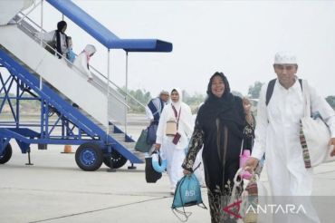 3.091 haji asal Provinsi Riau telah kembali ke tanah air, kloter terakhir akhir Juni nanti