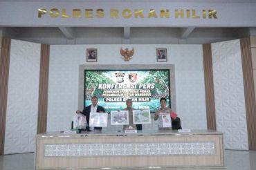 Rambah HPT berisi mangrove seluas 3 hektare, warga Sungai Daun dibekuk Polres Rohil