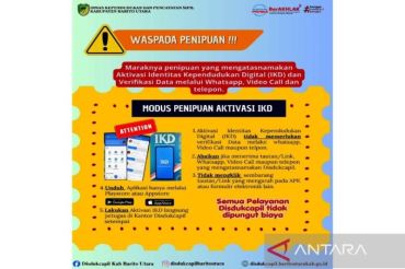 Pemkab Barito Utara ingatkan warga waspadai penipuan berkedok aktivasi IKD