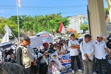 Aliansi Masyarakat Peduli Kota Tarakan Lakukan Aksi Damai Dukung MBG