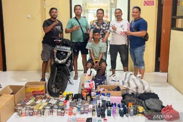 Polres Lombok Utara mengungkap pencurian di 22 gerai Alfamart