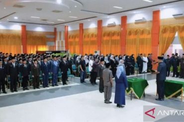 Pesan Bupati Inhu untuk 171 pejabat yang dilantik agar selalu disiplin