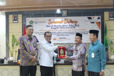 Kemenag Riau gandeng Ombudsman, ASN diminta taat regulasi dan cegah maladministrasi