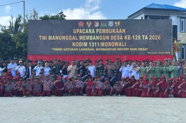TMMD ke-129 di Kabupaten Morowali percepat pembangunan di wilayah kepulauan