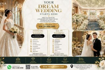 Azana Boutique Hotel Lampung tawarkan paket pernikahan eksklusif di LCM