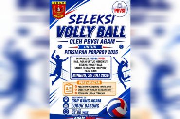 PBVSI Agam gelar seleksi atlet ikuti Porprov