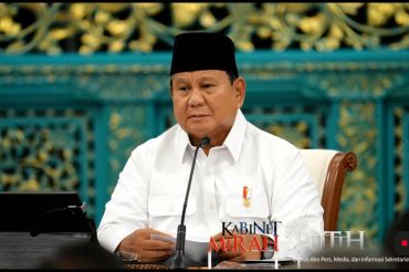 Presiden Prabowo Pimpin sidang Kabinet Paripurna